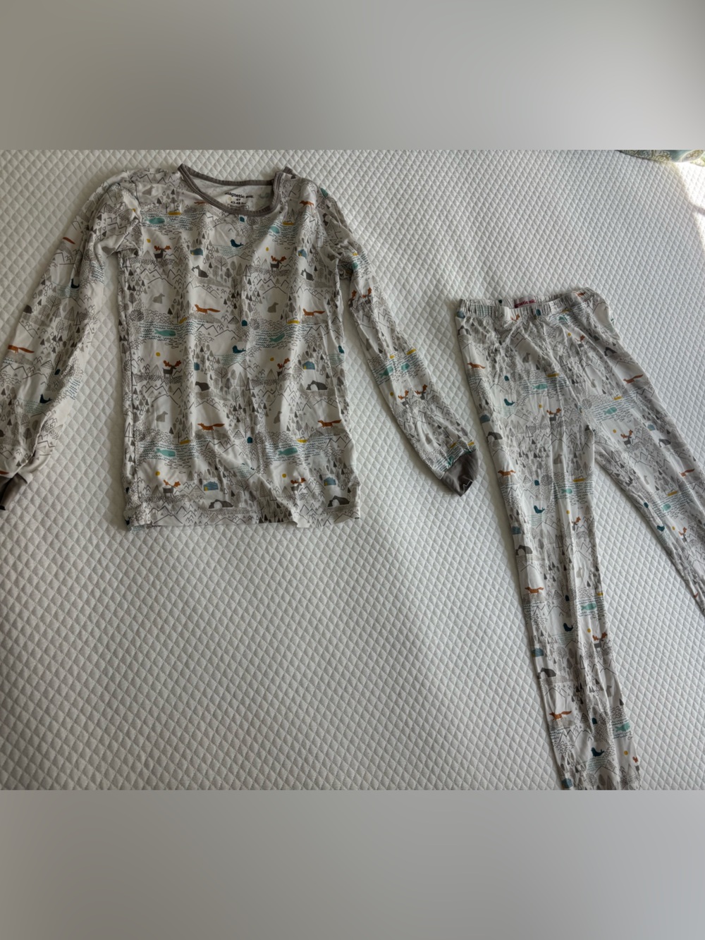 Magnetic Me Woodland Animal Print Kids Pajama Set